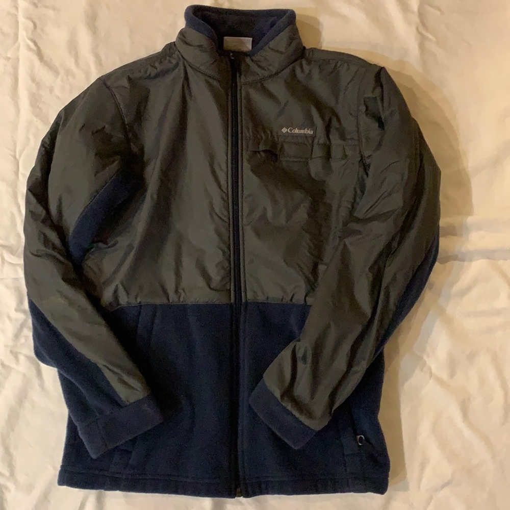Boys large Columbia Rainy Trails Fleece lined jacket